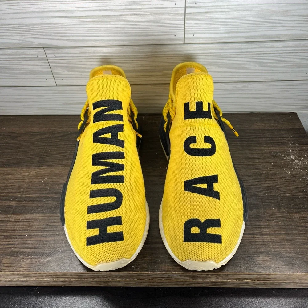 Adidas NMD Human Race Pharrell Yellow Men’s‎ Shoes - Men’s Size 9
